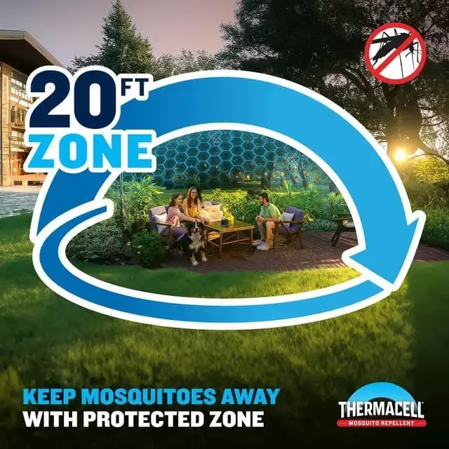 E-ZoneGuard Patio + Rechargeable Mosquito Repeller (E65) | Thermacell - Image 2